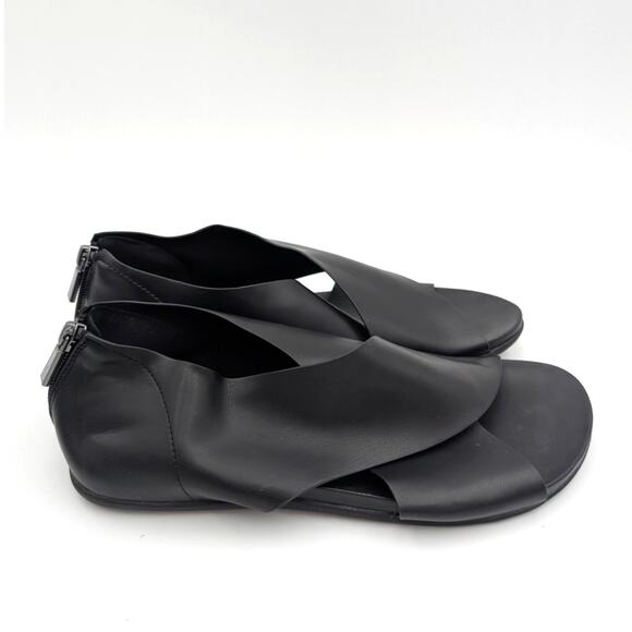 Reaction Kenneth Cole Selena Sandal Women's Black Stretch Size US7.5 EU38 - Picture 3 of 12